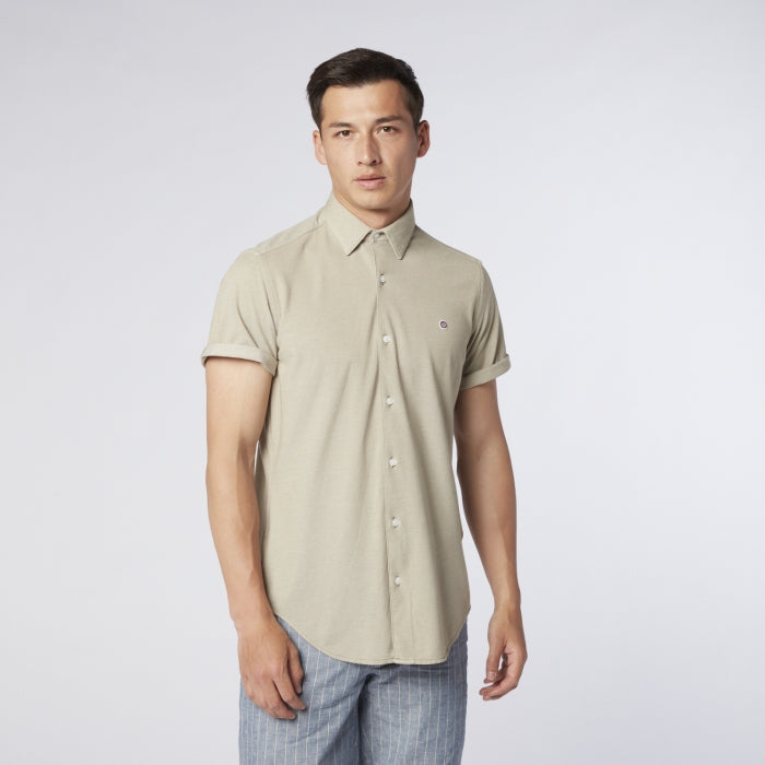 Pique Knit Shirt S/S: Clay