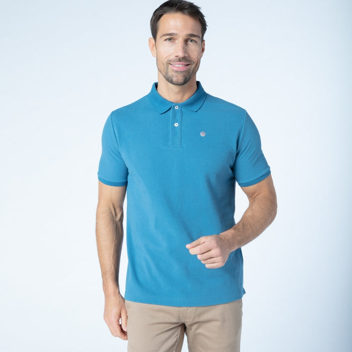 Solid Polo S/S: Turquoise