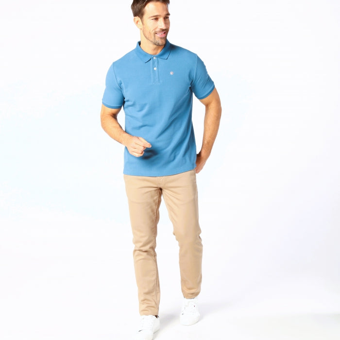 Solid Polo S/S: Turquoise