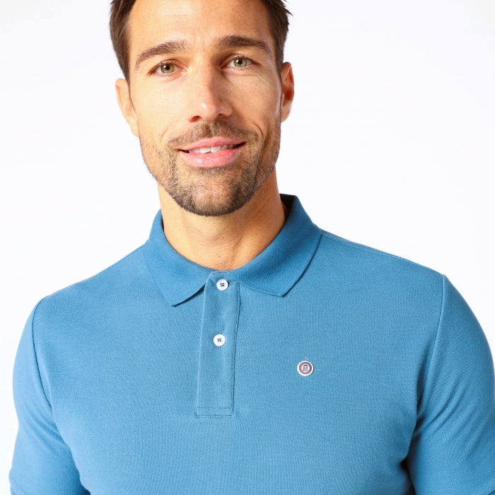 Solid Polo S/S: Turquoise