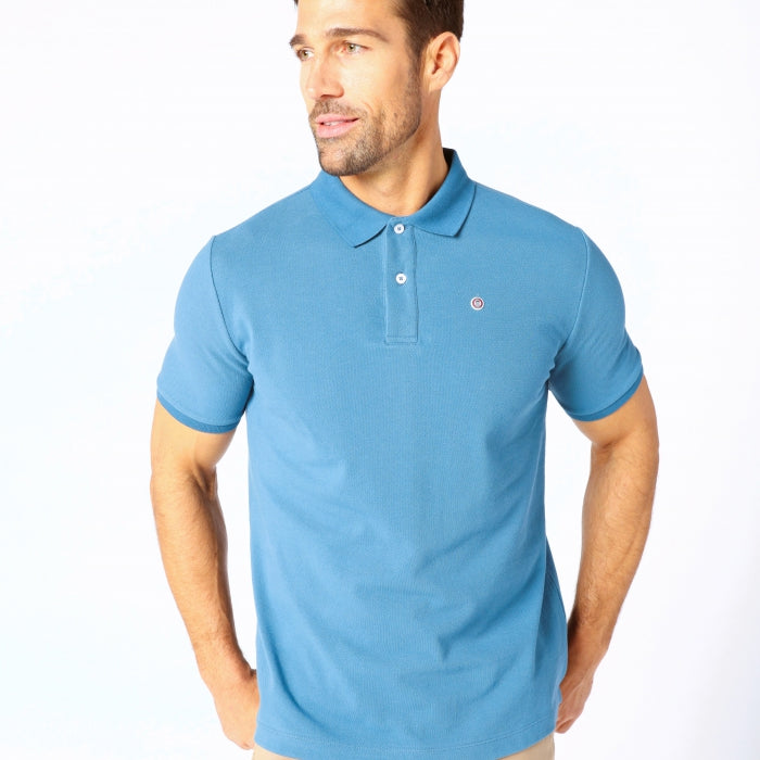 Solid Polo S/S: Turquoise