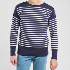 Breton Striped Shirt L/S: Navy & White
