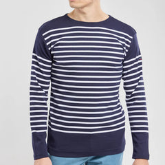 Breton Striped Shirt L/S: Navy & White