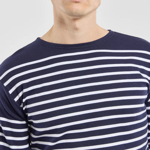 Breton Striped Shirt L/S: Navy & White