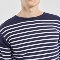 Breton Striped Shirt L/S: Navy & White