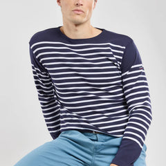 Breton Striped Shirt L/S: Navy & White