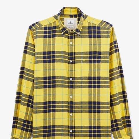 Plaid Shirt L/S: Yellow