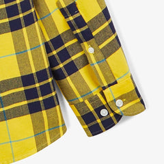 Plaid Shirt L/S: Yellow