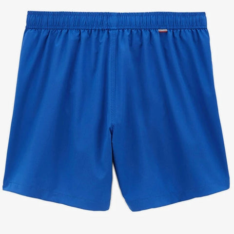 Solid Swim Trunk: Blue Work