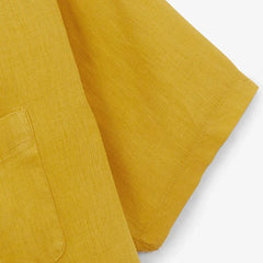 Solid Linen Shirt S/S: Gold