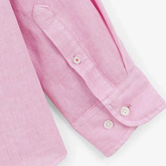 Solid Linen Shirt L/S: Lilac