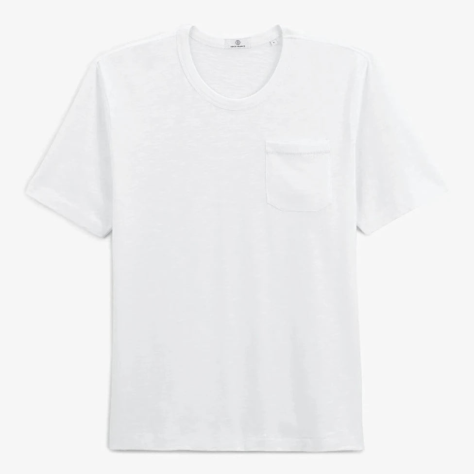 Pocket Slub T-Shirt S/S: White