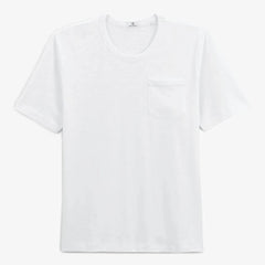 Pocket Slub T-Shirt S/S: White