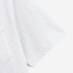 Pocket Slub T-Shirt S/S: White
