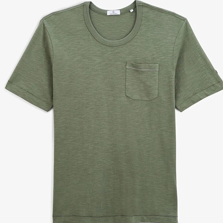 Pocket Slub T-Shirt S/S: Avocado