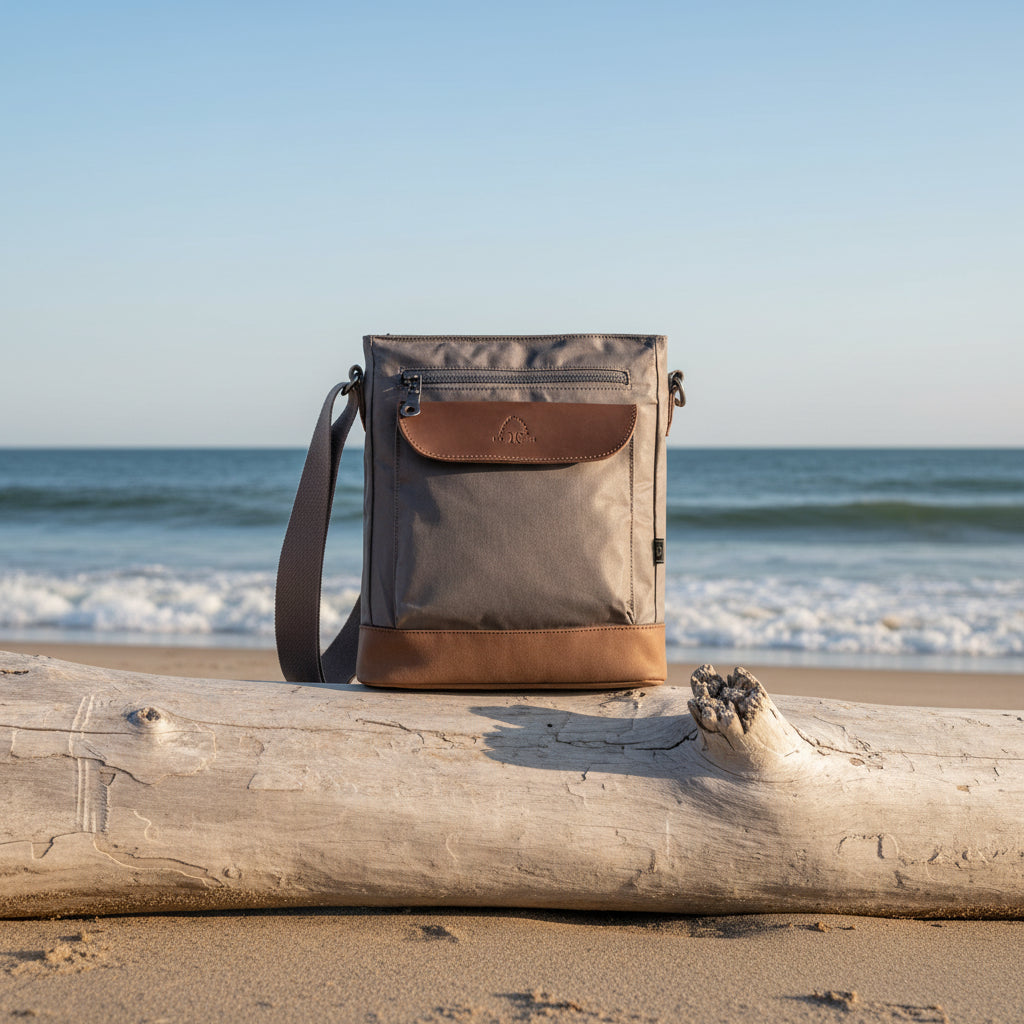 Urban Canvas Crossbody: Grey