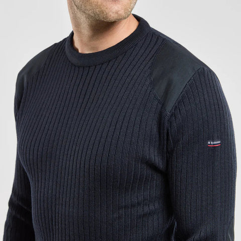 Binic Military Sweater L/S: Dark Navy