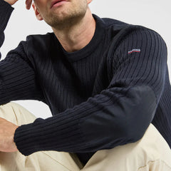Binic Military Sweater L/S: Dark Navy
