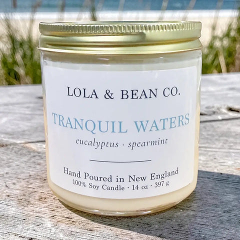 Costal Soy Candle: Tranquil Waters 7.5 oz.