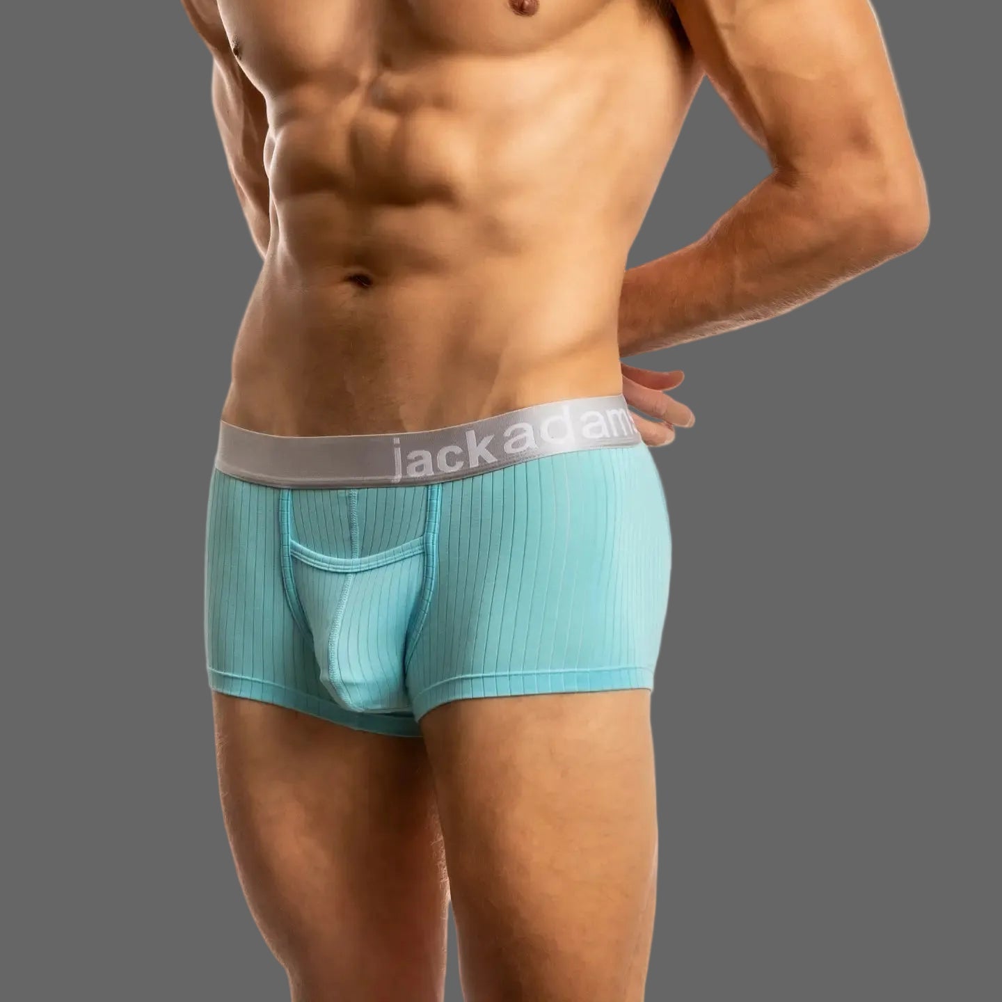 Wide Ribbed Modal Trunk: Aquarius