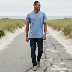Lightweight Tee S/S: Haze Blue