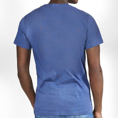 Crew Neck Tee S/S: Denim Blue