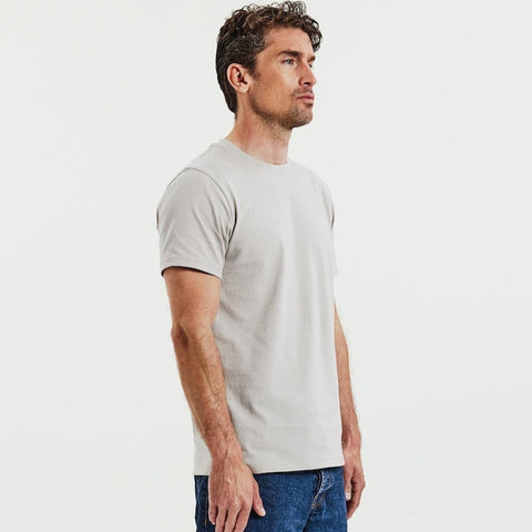 Crew Neck Tee S/S: Greige
