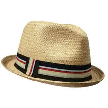 Straw Fedora Hat: Natural