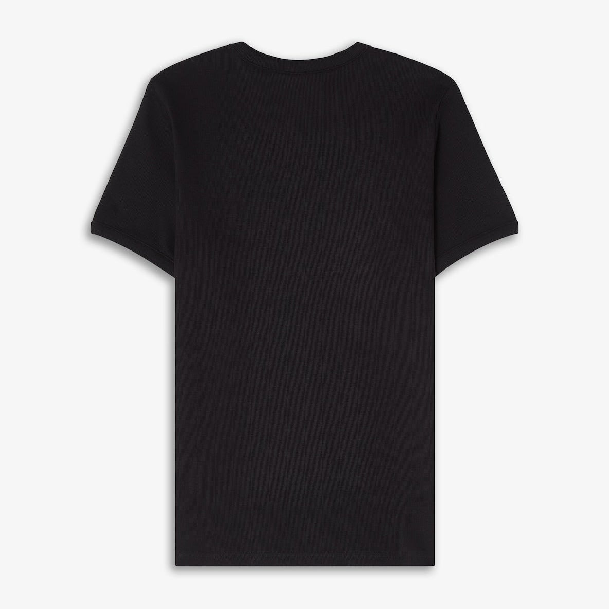 Ribbed Tee S/S: Black
