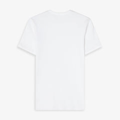 Ribbed Tee S/S: White