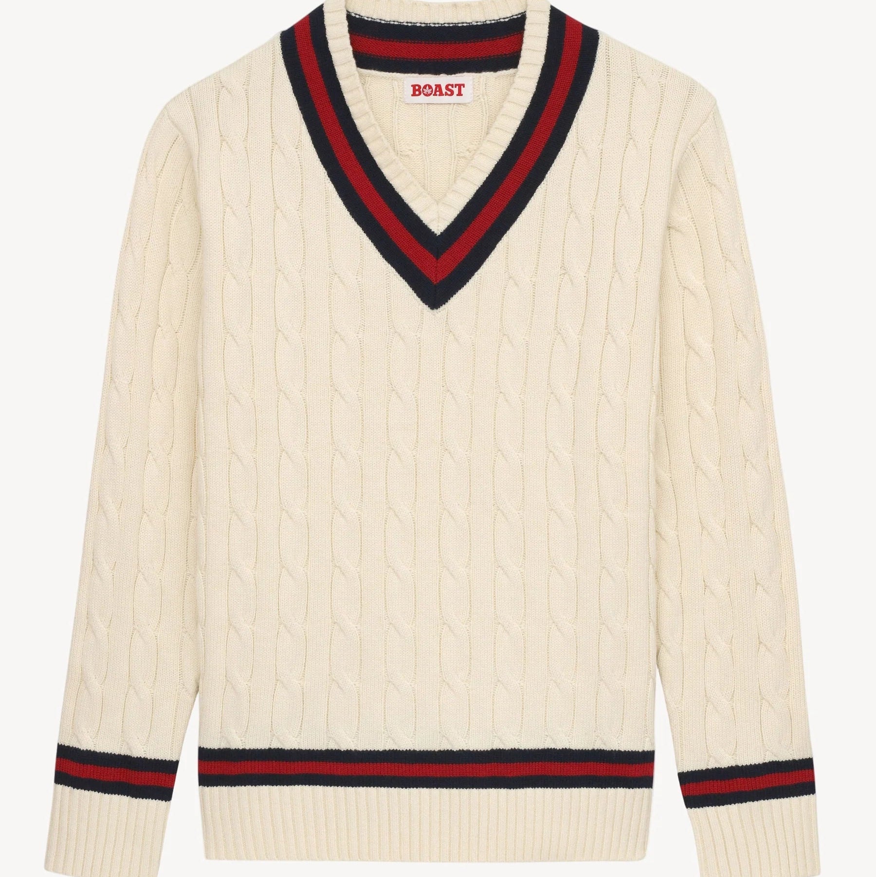 Cable-Knit Sweater L/S: Ivory