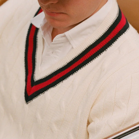 Cable-Knit Sweater L/S: Ivory
