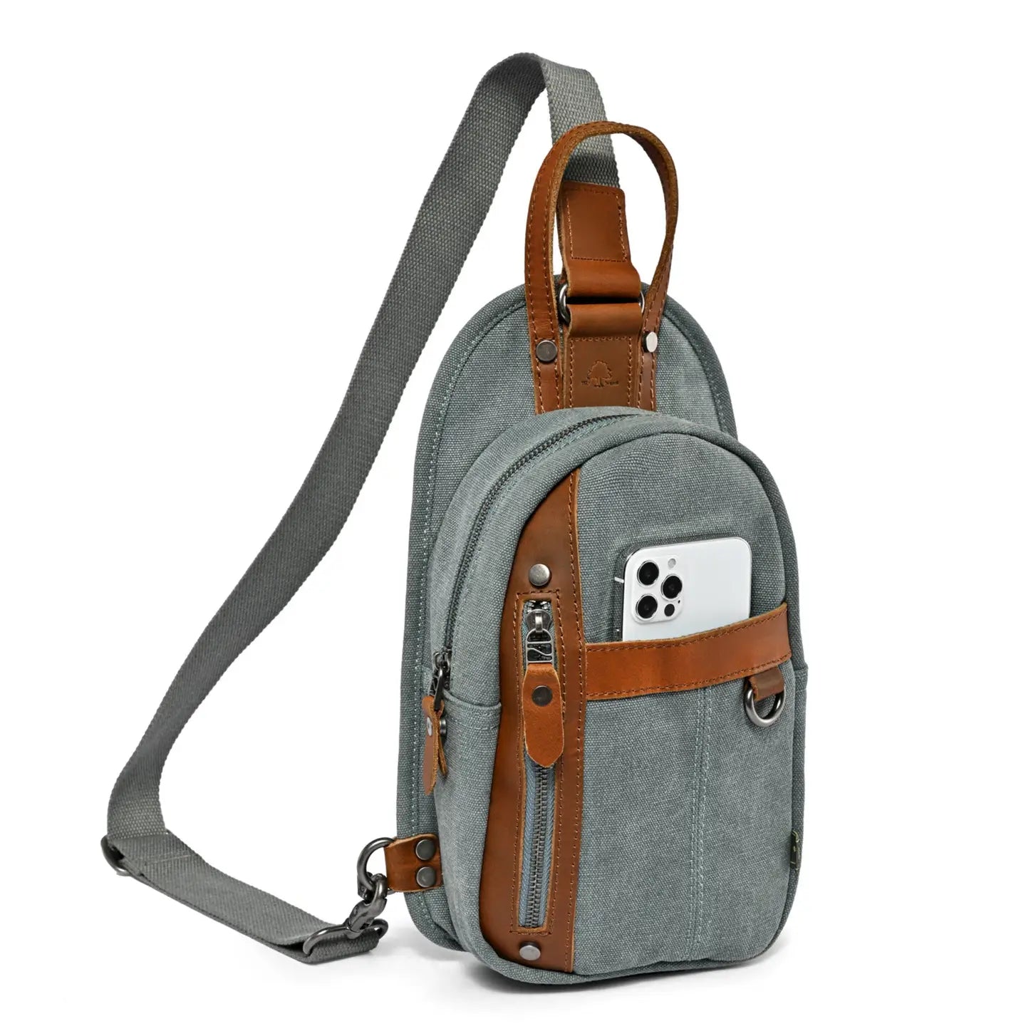 Agave Sling Bag: Teal