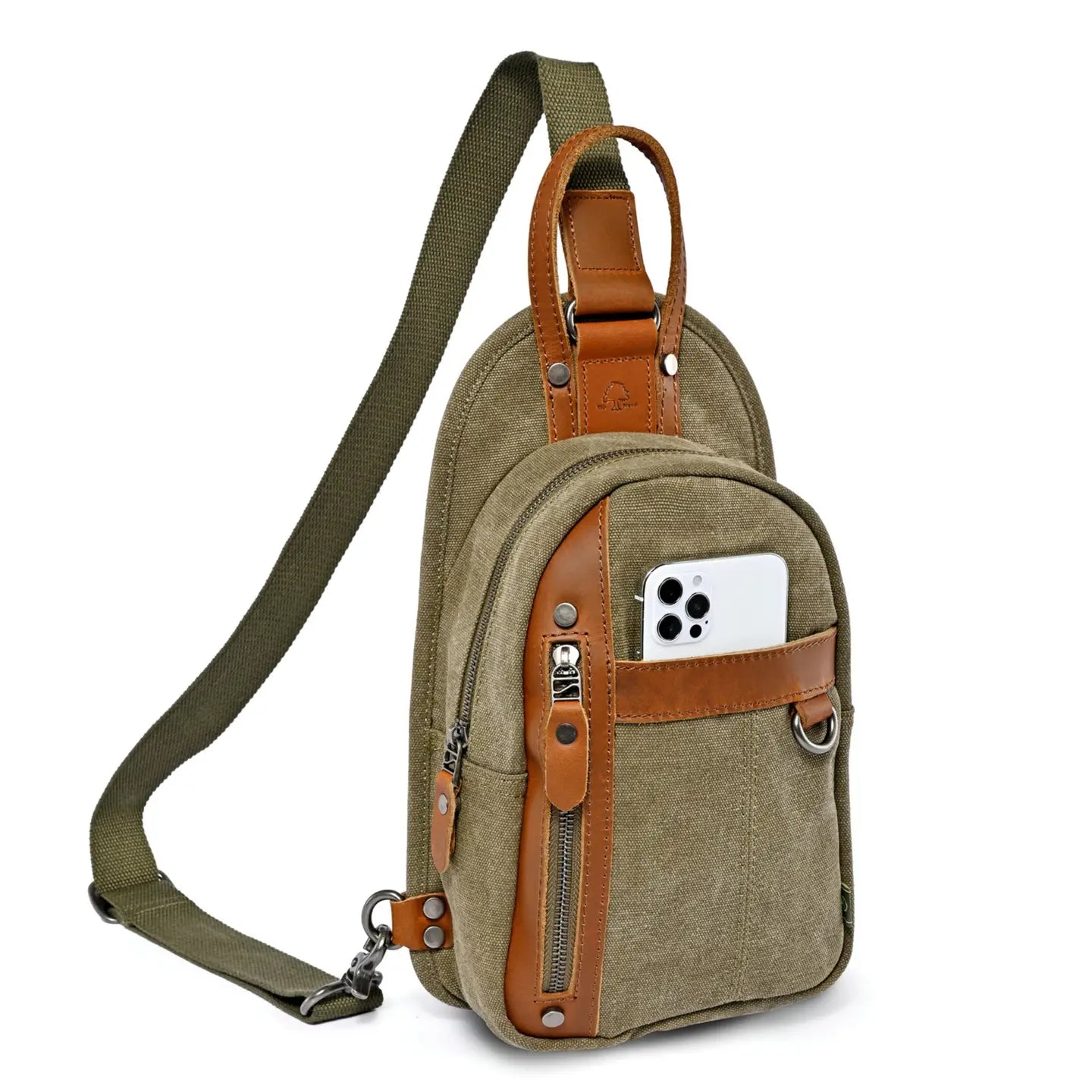 Agave Sling Bag: Olive
