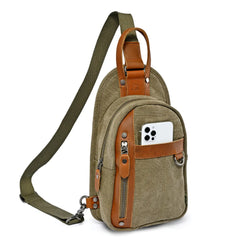 Agave Sling Bag: Olive