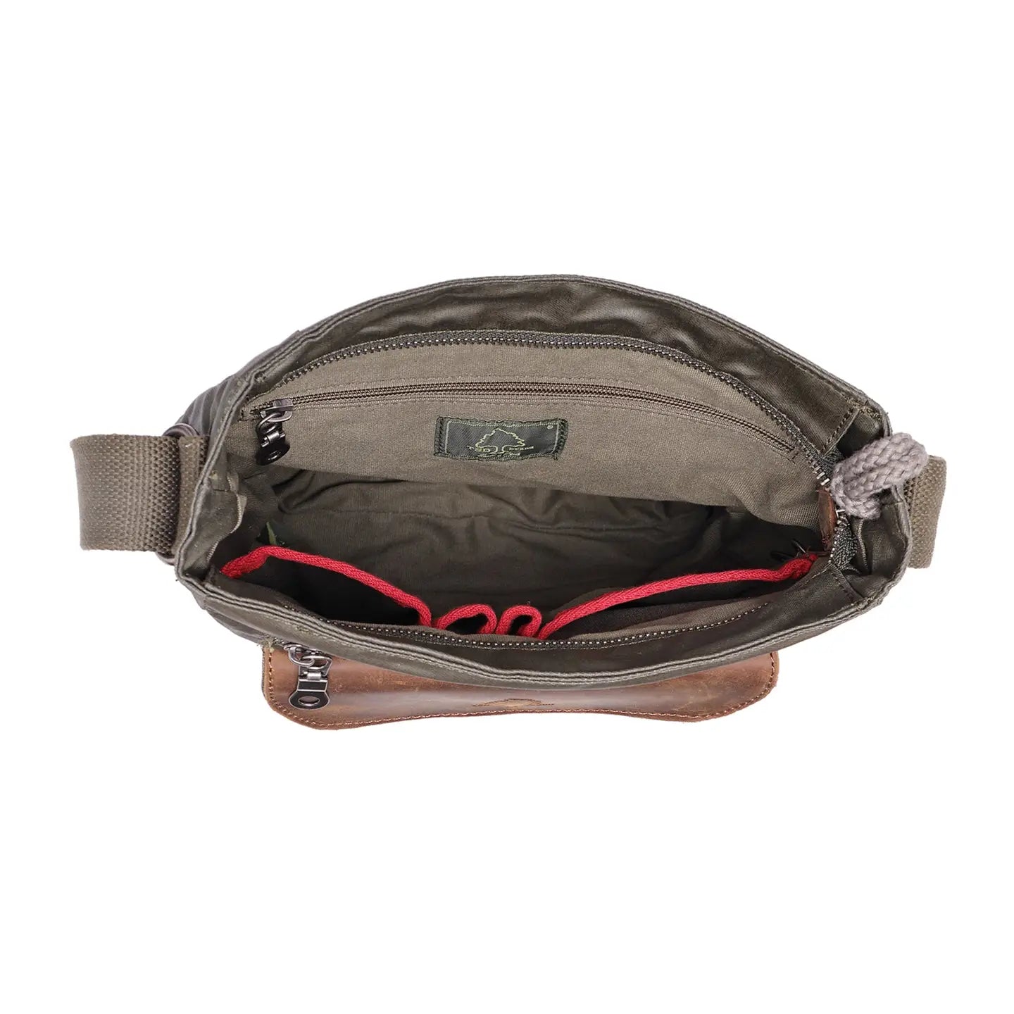 Urban Canvas Crossbody: Army Green