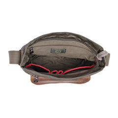 Urban Canvas Crossbody: Army Green