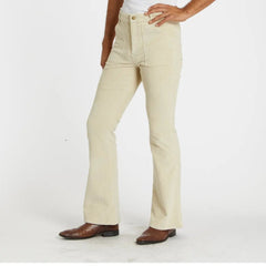 Corduroy Bell Bottom Pant: Sand
