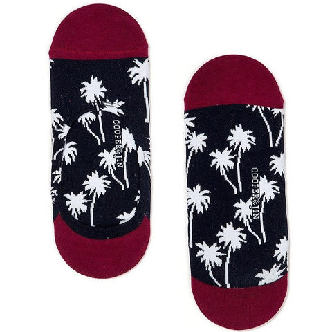 No Show Sock: Fordham Palm Tree
