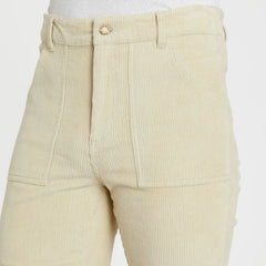 Corduroy Bell Bottom Pant: Sand