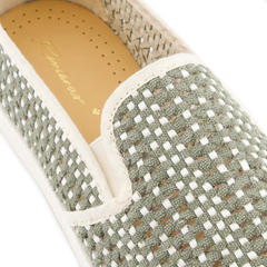Napoles Loafer: Green/White