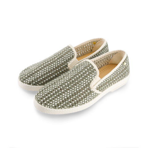 Napoles Loafer: Green/White