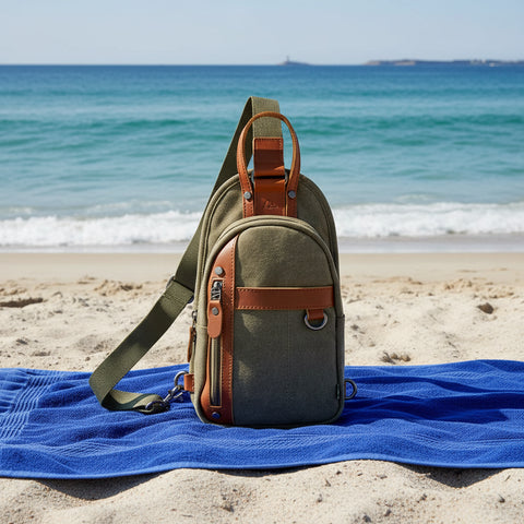 Agave Sling Bag: Olive
