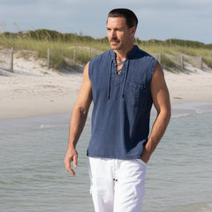 Mykonos Shirt: Midnight