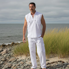 Mykonos Shirt: White