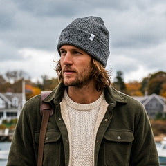Wool Beanie: Charcoal