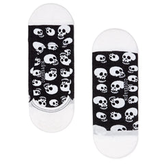 No Show Sock: Courage Skull