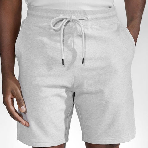 Lounge Short: Light Grey Melange