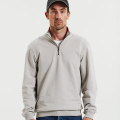 Half Zip L/S: Greige