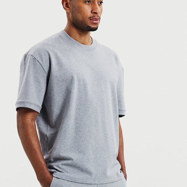 Lounge Tee S/S: Grey Mélange